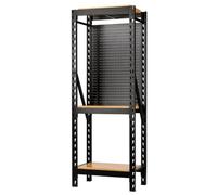 Draper Bunker 17 Piece Modular 3 Tier Racking With Hardwood Shelving And Pegboards, 750mm 27892