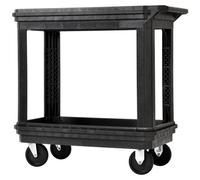 Draper Bunker Load Up 2 Tier Tool Trolley,durable Mobile Storage Cart With Accessory Rail & Castors