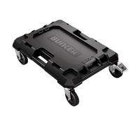 BUNKER Load-Up Dolly - Heavy-Duty Mobile Base with Swivel Castor Wheels & Brakes, Tie-Down Point, Impact-Resistant Tool Storage Platform