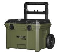 Draper Bunker Load-Up Rolling Tool Box - 340mm Wheeled Base Unit With Lockable Lid, Lift-Out Tray & Ip65 Water/dust Protection