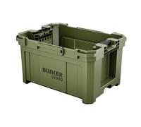 Draper Bunker Load-Up Stacking Tool Crate - Large Modular Storage Box With Side Rails, Heavy-Duty Polypropylene, Interlocking Design -