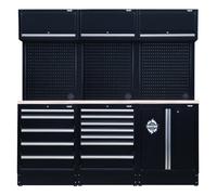 Draper Bunker Modular Storage Combo With Stainless Steel Worktop (14 Piece) 04415