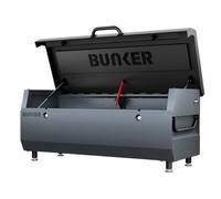 Draper Bunker T2 Lockable Heavy Duty Steel Tool Storage Box With Airtag Holder,sold Secure Silver