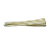 Draper Cable Ties, 8.8 x 500mm, White (Pack of 100)