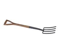 Draper Carbon Steel Border Fork with Ash Handle