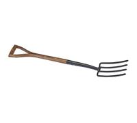 Draper Carbon Steel Border Fork with Y-Dee Ash Handle Lacquered Finish 14304