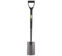 Draper Carbon Steel Border Spade with Plastic Coated Handle and Shaft