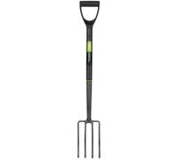 Draper Carbon Steel Garden Border Fork - 88791 - Lightweight Heavy Duty Gardening Tool