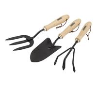 Draper Carbon Steel Hand Fork, Cultivator and Trowel Hardwood Handles