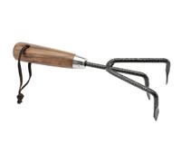 Draper Carbon Steel Heavy Duty Hand Cultivator With Lacquered Finish Ash Handle