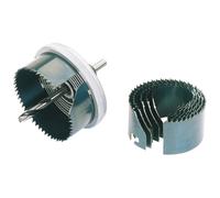 Draper Carbon Steel Holesaw Kit for Wood and Plastics, 32 - 64mm (7 Piece)