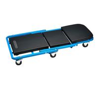 Draper 2-In-1 Mechanic's Creeper & Workshop Seat 136 Kg Capacity With Pvc Leather Cushion