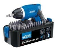 Draper CD36LIASF Storm Force 3.6v Cordless Screwdriver 1 x 1.3ah Integrated Li-ion Battery Charger Case & Accessories