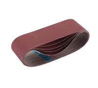Draper Cloth Sanding Belt 75 x 533mm Assorted Grit 5 Pack 09246