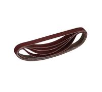 Draper Cloth Sanding Belt Aluminium Oxide 10 x 330mm Assorted Grit 5 Pieces