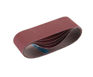 Draper Cloth Sanding Belt Aluminium Oxide 75 x 533mm Assorted Grit 5 Pieces