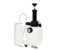 Draper Clutch and Brake Bleeding Kit - Pump-Action Manual Bleeder for One-Person Operation, 3L Hydraulic Reservoir, 1L Waste Bottle & Pressure Gauge