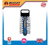 Draper Combined MM-AF Socket and Ratchet Set, 1-2" Sq. Dr. (20 Piece) 16376