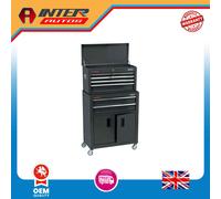 Draper Combined Roller Cabinet and Tool Chest, 6 Drawer, 24", Black 19572 19572