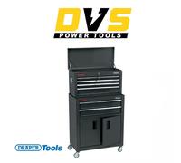 Draper 19572 Combined Roller Cabinet And Tool Chest 6 Drawer 24in Black each