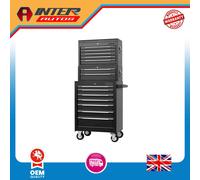 Draper Combined Roller Cabinet, Mid Tool Chest and Tool Chest, 14 Drawers, 26" 2