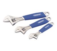 Draper Crescent-Type Adjustable Wrench Set (3 Piece)