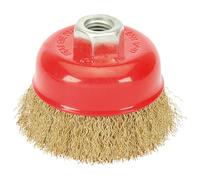 Draper Crimped Wire Cup Brush, 80mm, M14