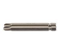 Draper Cross Slot Screwdriver Insert Bit 1/4" Hex 75mm Long No.3 2 Pieces Grey