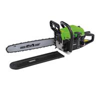 Draper 45cc Petrol Chainsaw | 1.7KW 2 Stroke 11000 RPM Engine | 450mm 18" Oregon Bar® | Easy Recoil Start | Pruning Gardening Tool | Powerful Tree Cutter | 80103