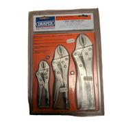 Draper 14040 Curved Jaw Self Grip Pliers Set (3 Piece) per set