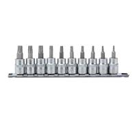 Draper D-TX/10/55 3/8'' Drive 48mm Long TX-STAR Socket Bit 10 Piece Set