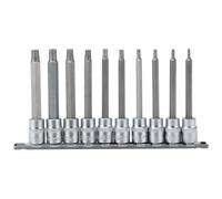Draper D-TXP/10/100 3/8'' Drive 10 Piece TX-STAR Plus Socket Bit Set