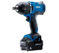 D20 20V Brushless Mid-Torque Impact Wrench, 1/2"" Sq. Dr., 400Nm, 2 x 4.0Ah Batteries, 1 x Charger