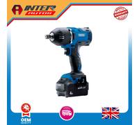 Draper D20 20V Brushless Mid-Torque Impact Wrench, 1-2" Sq. Dr., 400Nm, 2 x 4.0A