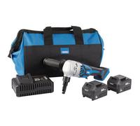 Draper 99732 D20 20V Brushless Nibbler Kit (+2 x 5Ah Batteries, Ch...