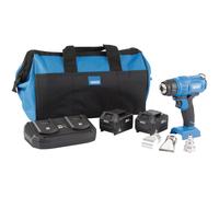 Draper D20 20v Cordless Heat Gun 2 x 3ah Li-ion Twin Battery Charger Bag