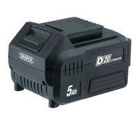 Draper 55907 D20 20V Li-Ion Battery 5.0Ah each