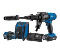 Draper D20 20v Cordless Pressure Washer and Cordless Speaker Kit 1 x 2ah & 1 x 3ah Li-ion Charger No Case