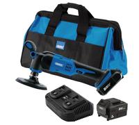Draper 99735 D20 20V Dual Action Polisher Kit 125Mm 2 X 3.0Ah Batteries 1 X Fast Charger each