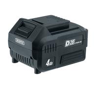 Draper D20 20V Li-ion Battery 4.0Ah Charge Indicator Quick Release Button 55898