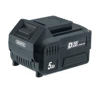 Draper 20V D20 Lithium-Ion Battery - 5.0Ah, Black