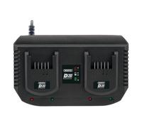 Draper 92239 D20 20V Fast Twin Battery Charger 2 X 3.5A each