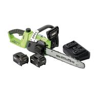 Draper D20 40V Chainsaw, 2 x 4.0Ah Batteries, 1 x Fast Charger