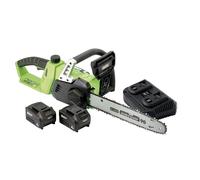 Draper D20 40V Lightweight Chainsaw 2x 4.0Ah Batteries 1x Fast Charger Cordless