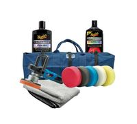 Draper Da Car Polisher 150mm Detailing Buffer 5 Sponge Kit + Meguiars Pack