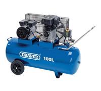 Draper Air Compressor - Belt Drive, 3HP, 100ltr, 230V