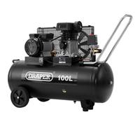 Draper Air Compressor - Belt Drive, 3HP, 100ltr, 230V