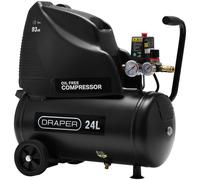 Draper 24978 24L Oil-Free Air Compressor (1.1kW)