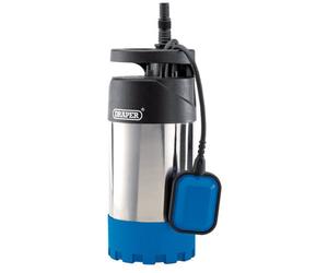 Draper Deep Water Submersible Well Pump 1000W, 91L/min, 15M Head, Float Switch, Thermal Protection, 15M Cable
