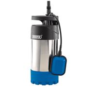 Draper 1000W Portable Submersible Deep Water Well Pump |Max Flow Capacity 5460l/h Electric Pump 230V | Thermal Overload Protection | Integrated Float Switch |15M Cable Draining Pump| 98921